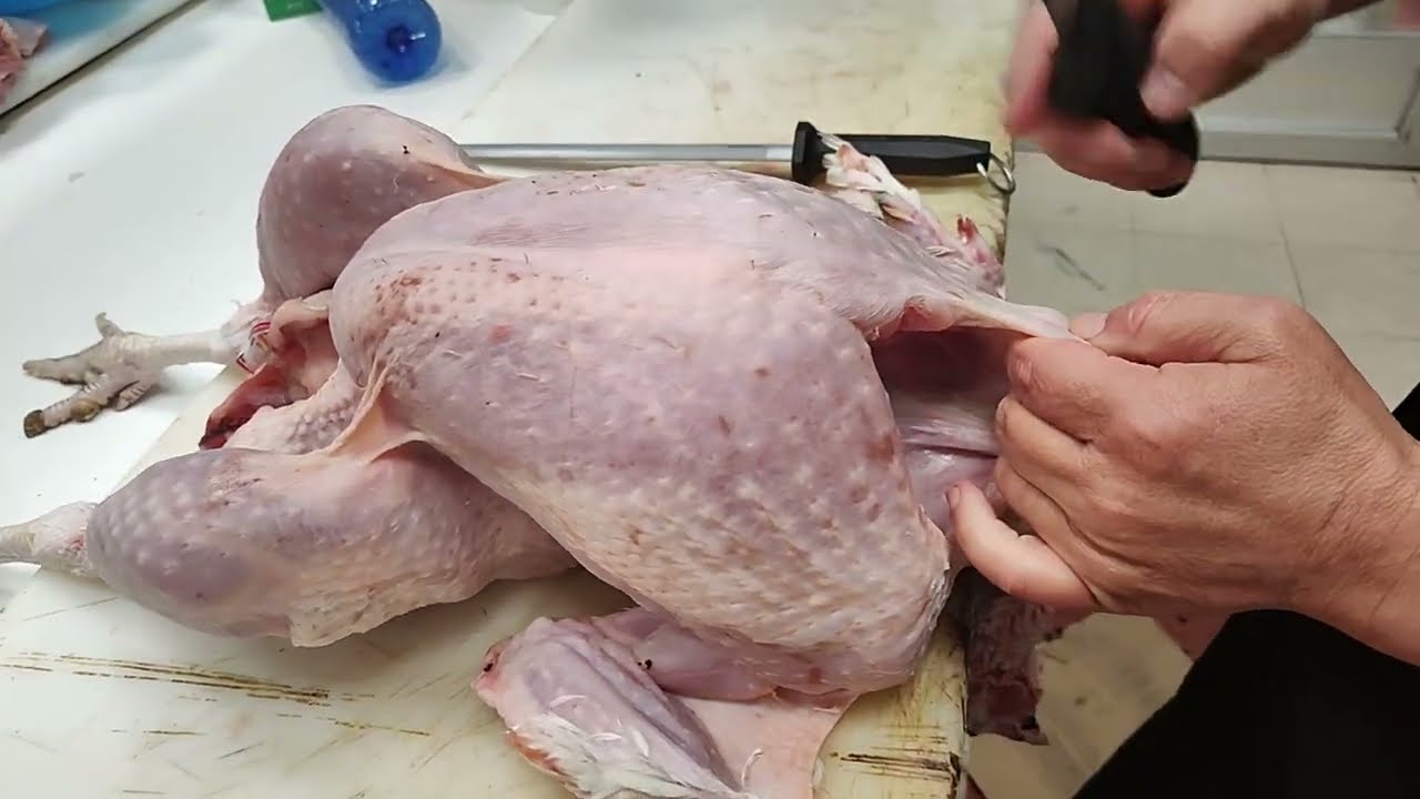 Como despiezar un pavo por completo