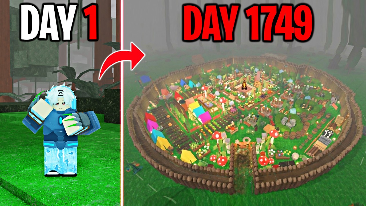 I Build a Best Base in Jungle Biome 99 Nights in The Forest