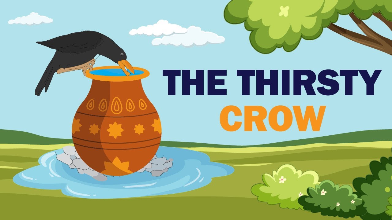The Thirsty Crow  || Kids Moral Story ||  English Stories For Kids || 
