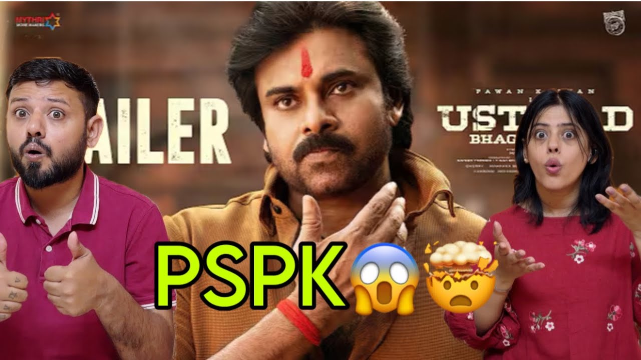 Ustaad Bhagat Singh Trailer Reaction | Pawan Kalyan | Harish Shankar | Sreeleela | Raashii Khanna