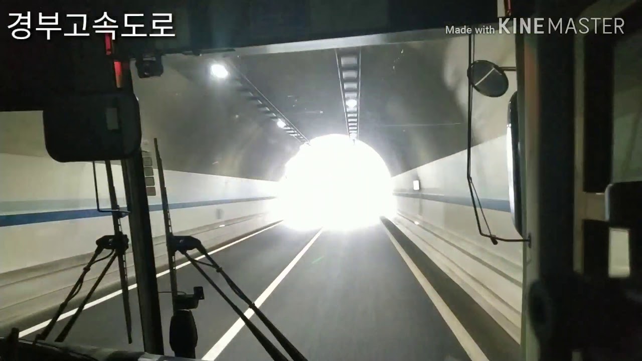 [동양고속] 부산-서울경부 버스주행 4배속