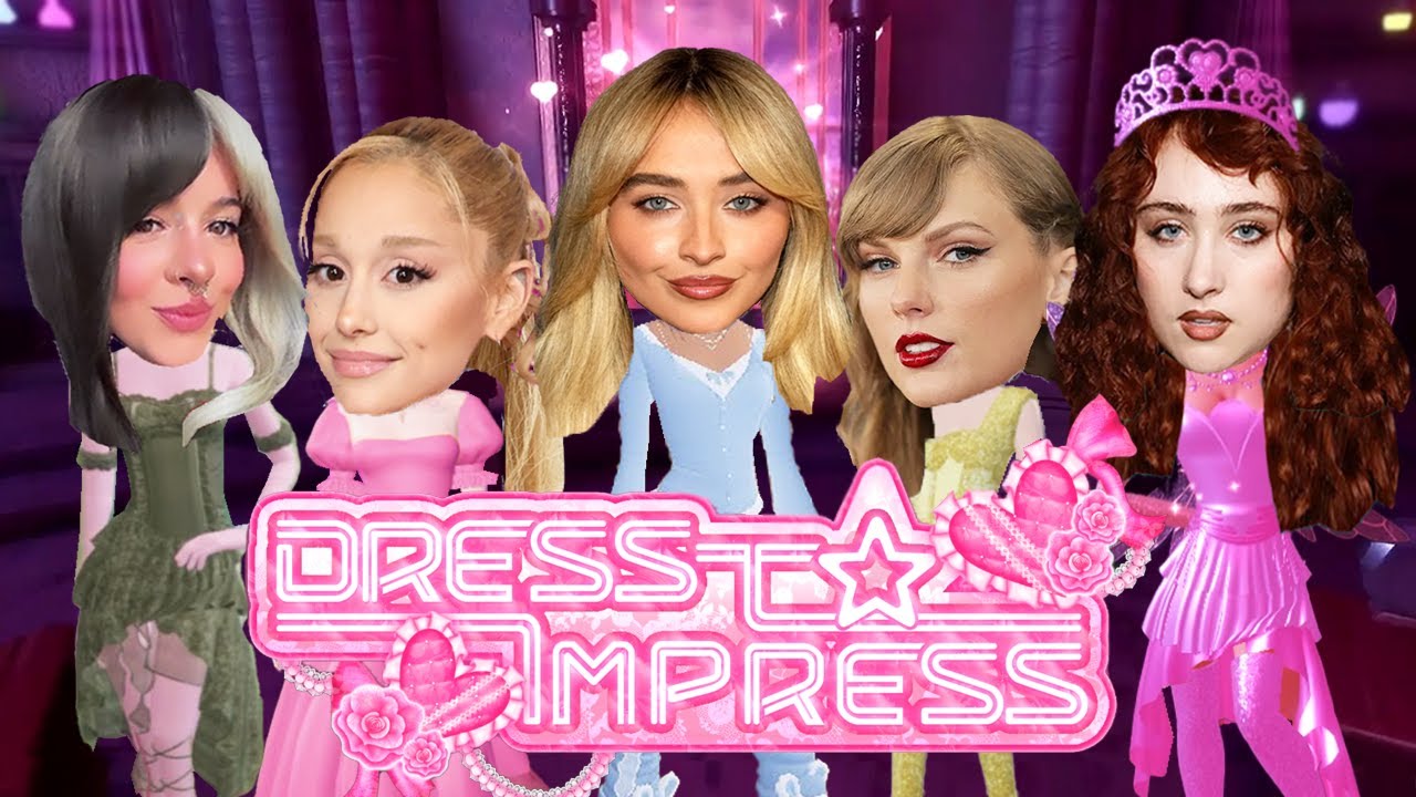 Celebrities in Dress To Impress (VALENTINE'S QUEST)