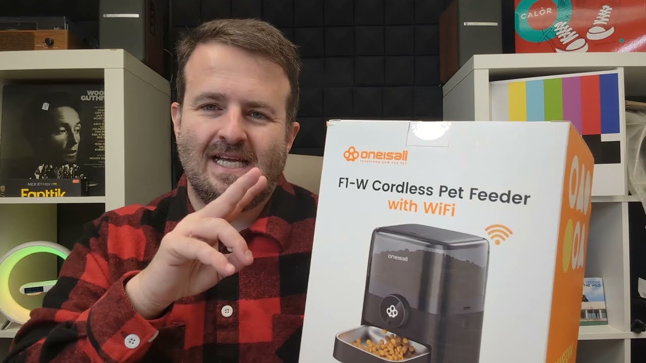 Oneisall Automatic Cat Feeder for Cats or Small Dogs