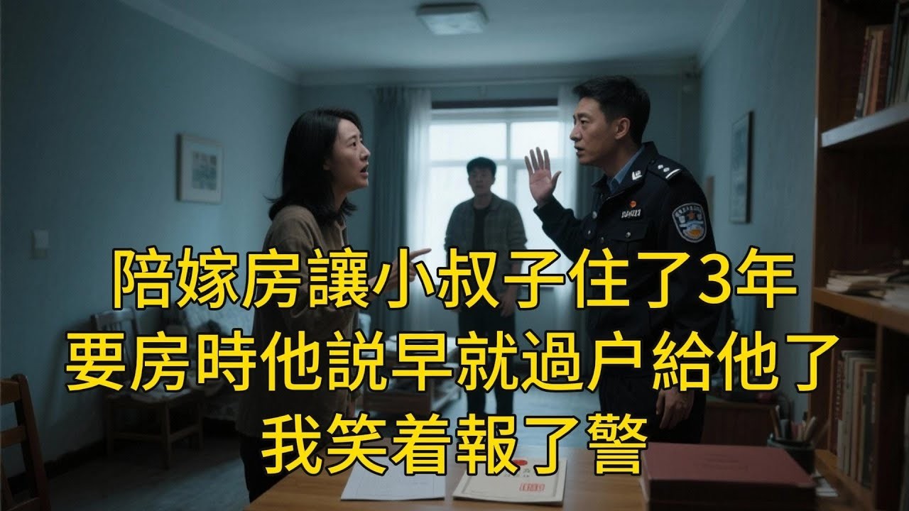陪嫁房讓小叔子住了3年，要房時他説早就過户給他了，我笑着報了警