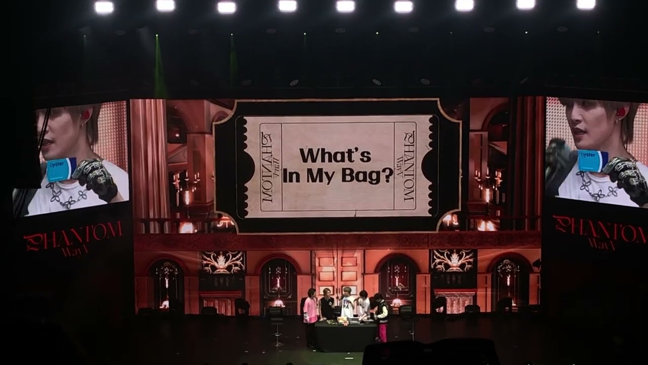 Wayv fanmeeting in London 230608 YANGYANG 'what’s in my bag‘
