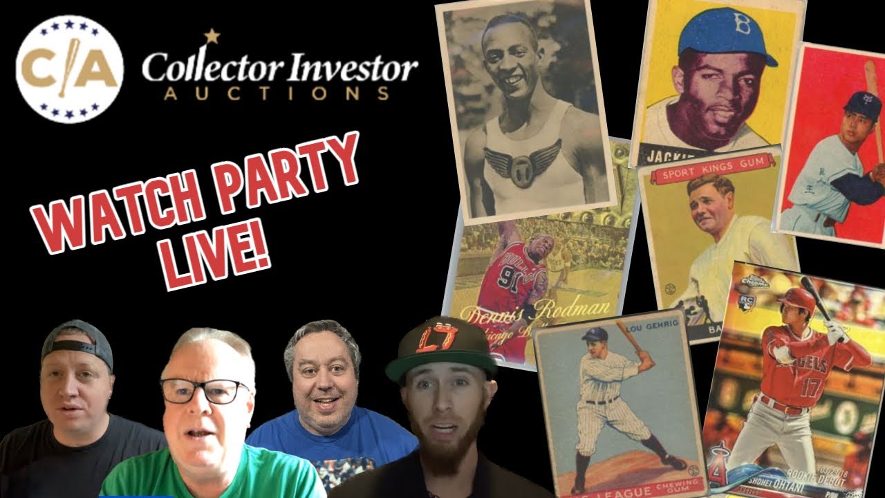 Live Auction Closing Watch Party: Collector Investor Auctions January!