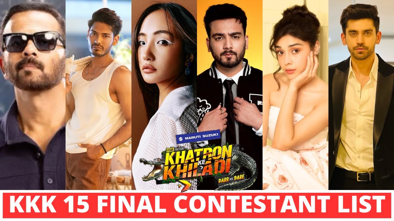 Khatron Ke Khiladi Season 15 Confirmed Contestants List - KKK 15 Contestants, KKK 2025, Rohit Shetty