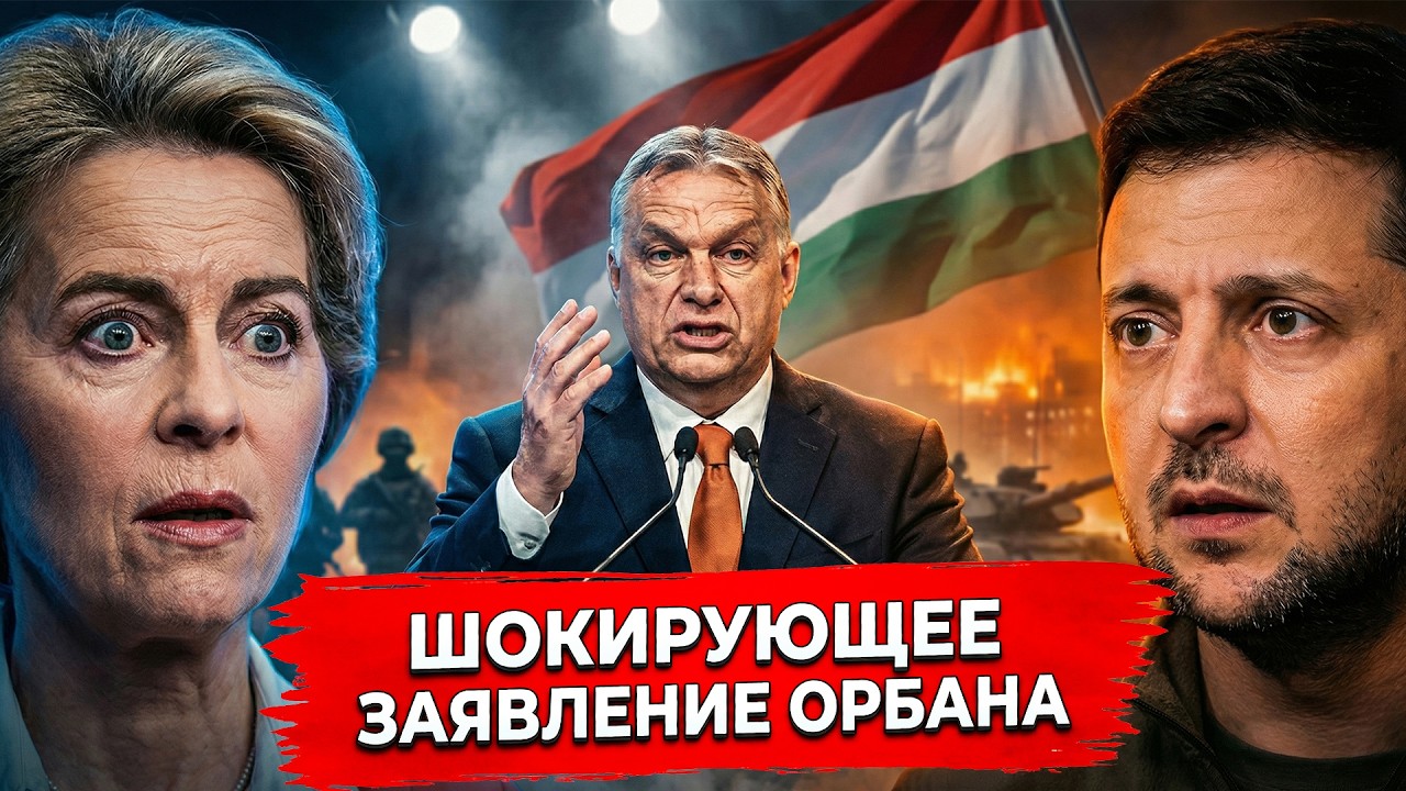 Шокирующее заявление Орбана! Урсула в панике!