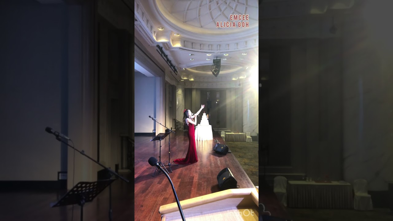 Happening young Wedding emcee KL Malaysia Alicia Goh