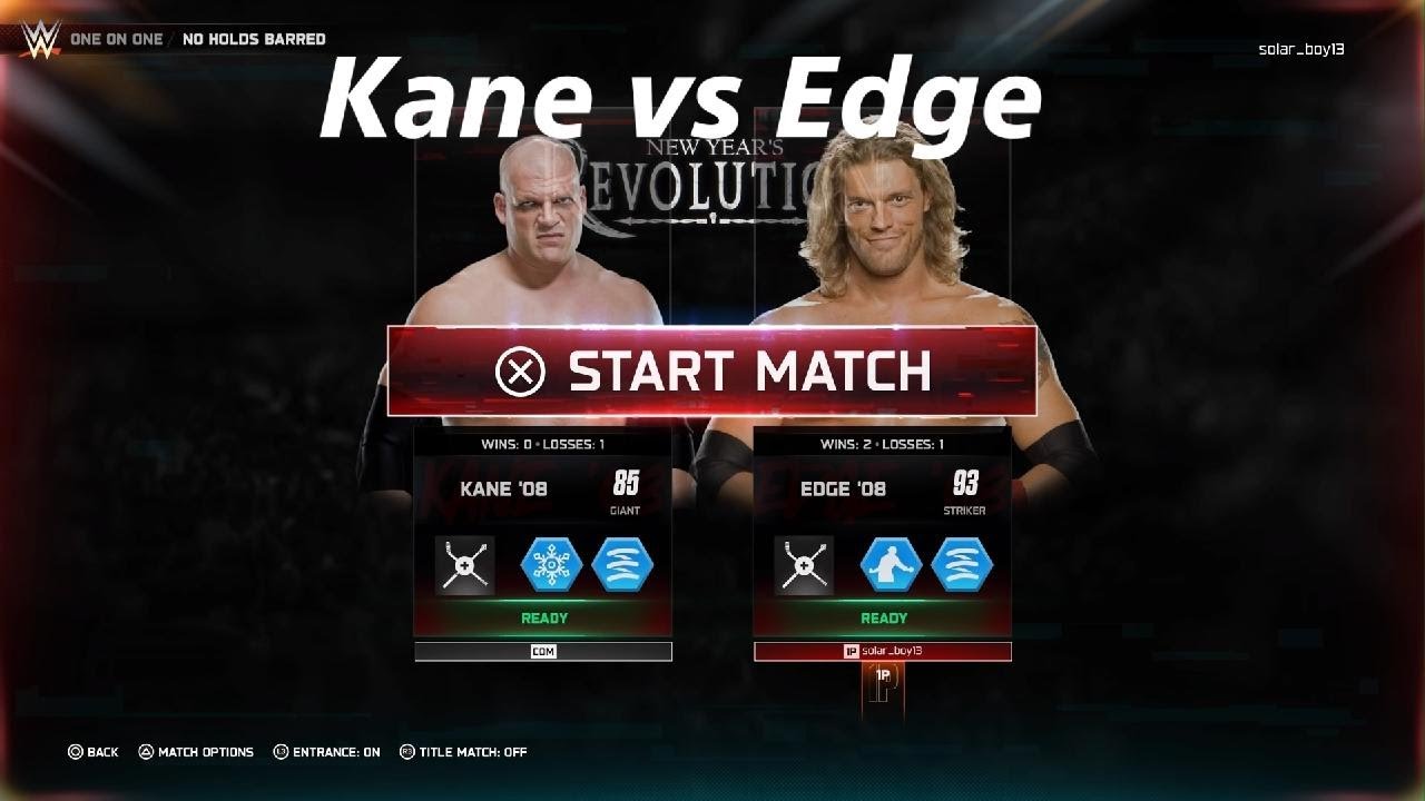 FULL MATCH: Kane vs Edge 