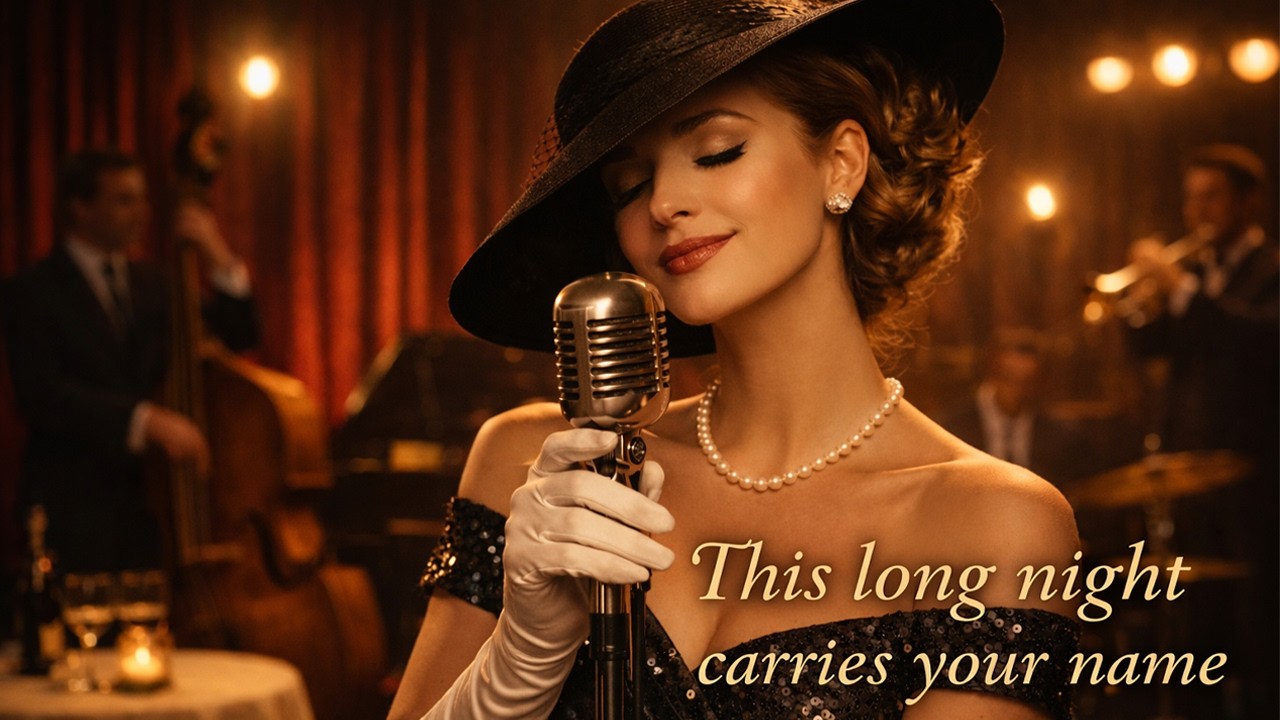 This Long Night Carries Your Name | 1950s Midnight Jazz Club