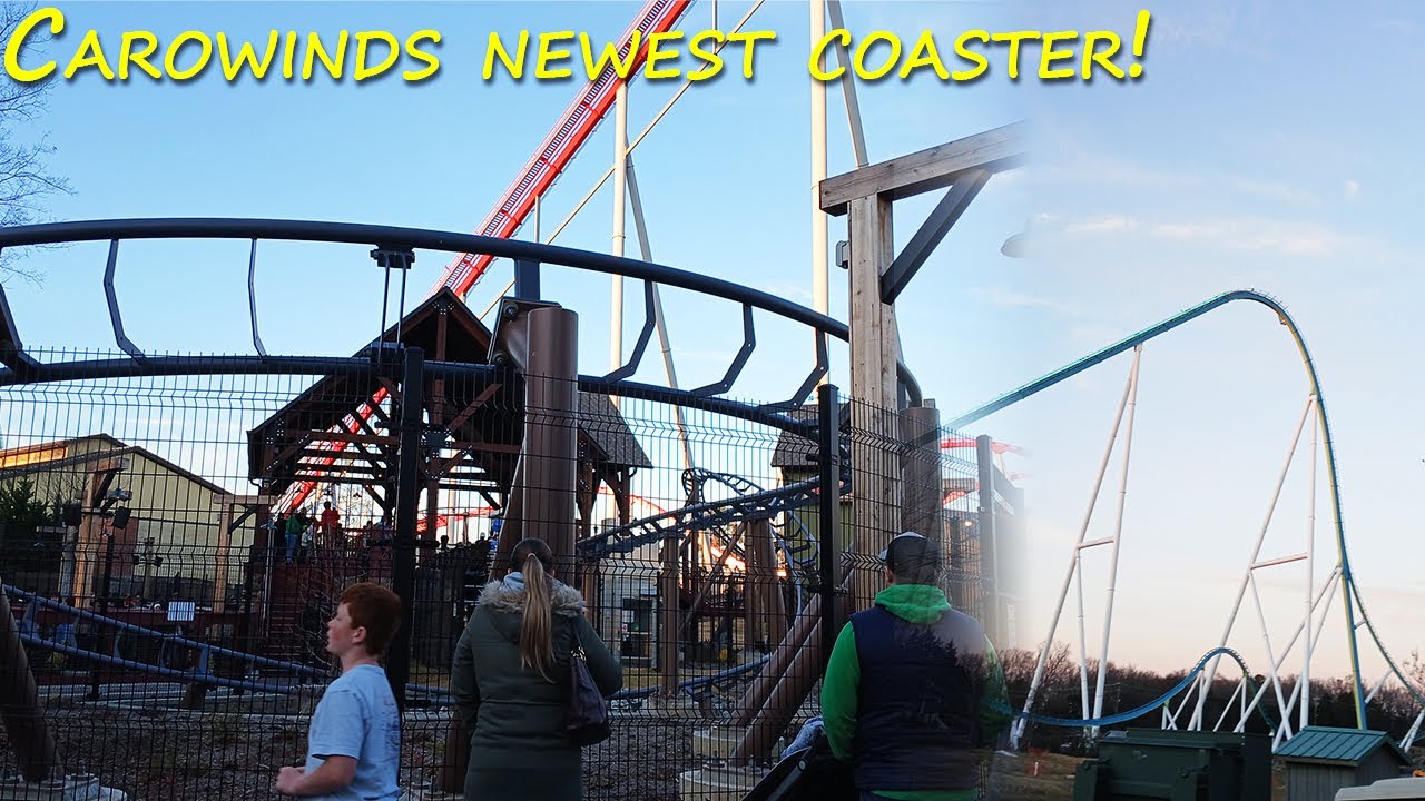 Катаемся на НОВЕЙШИХ американских горках в парке Carowinds! | Видеоблог о Carowinds 13.12.25 (Вид...