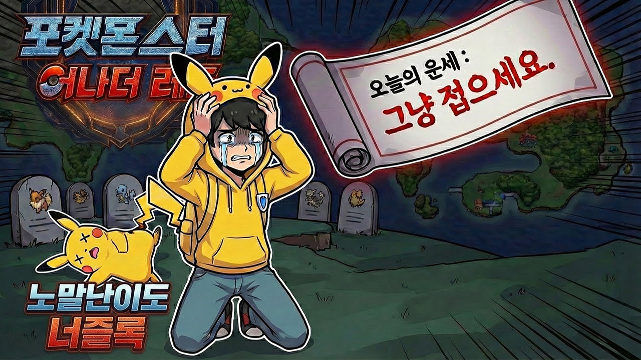 접으라는데요? [포켓몬 어나더레드 랜덤 너즐록 노말 난이도]