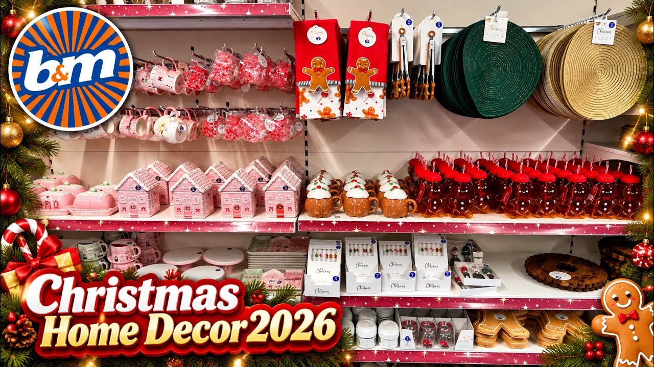 Christmas Home Decor 2026 at B&M! 🎄✨ | New Christmas Decorations & Homeware | 20 September 2026 | 