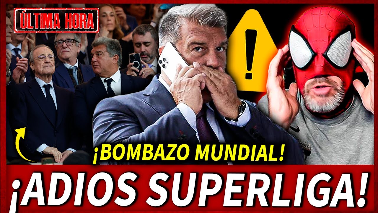 ¡OFICIAL!🚨¡EL BARÇA ABANDONA POR COMPLETO LA SUPERLIGA! (FLORENTINO SE HA QUEDADO SOLO)