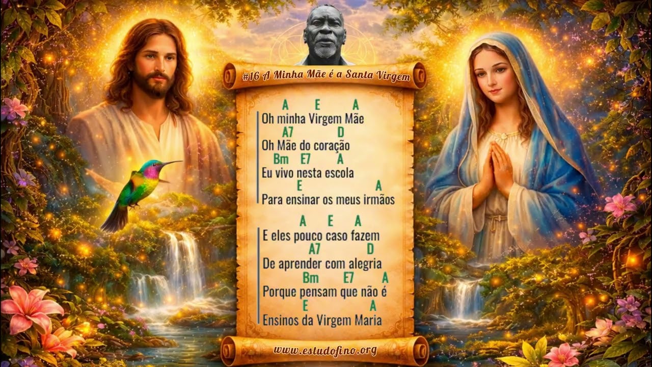 🎼 Minha Mãe é a Santa Virgem ( Cifrado ) ⭐ Mestre Irineu ✝️ O Cruzeiro ( 16 )