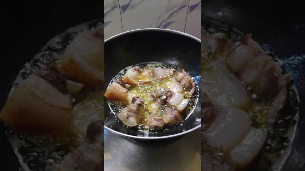 Aaj Bana hai Pork dry fry 
