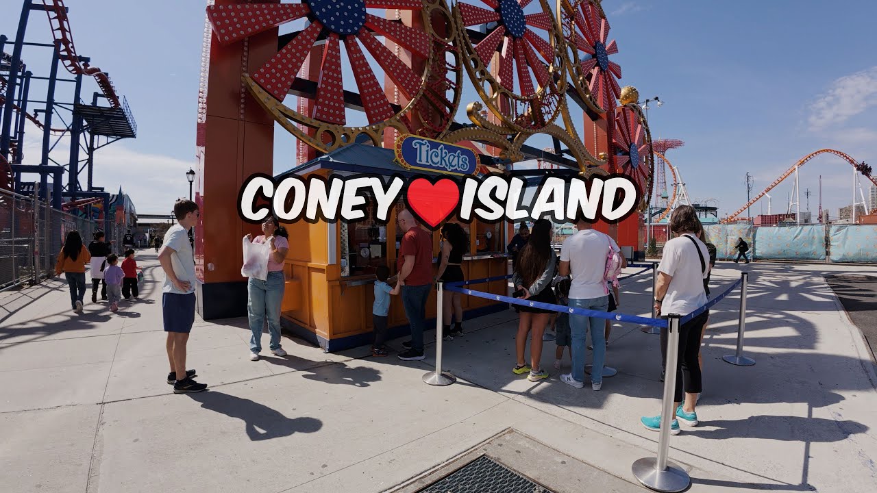 🎢 Coney Island Luna Park Walking Tour | NYC Virtual Walk in 4K (March 29, 2025) 🌊