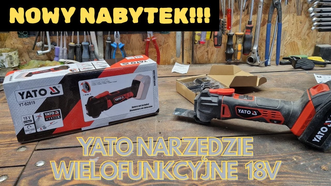 UNBOXING Yato YT-82819 Narzędzie wielofunkcyjne 18V. #woodworking #construction #yato #tools #tool