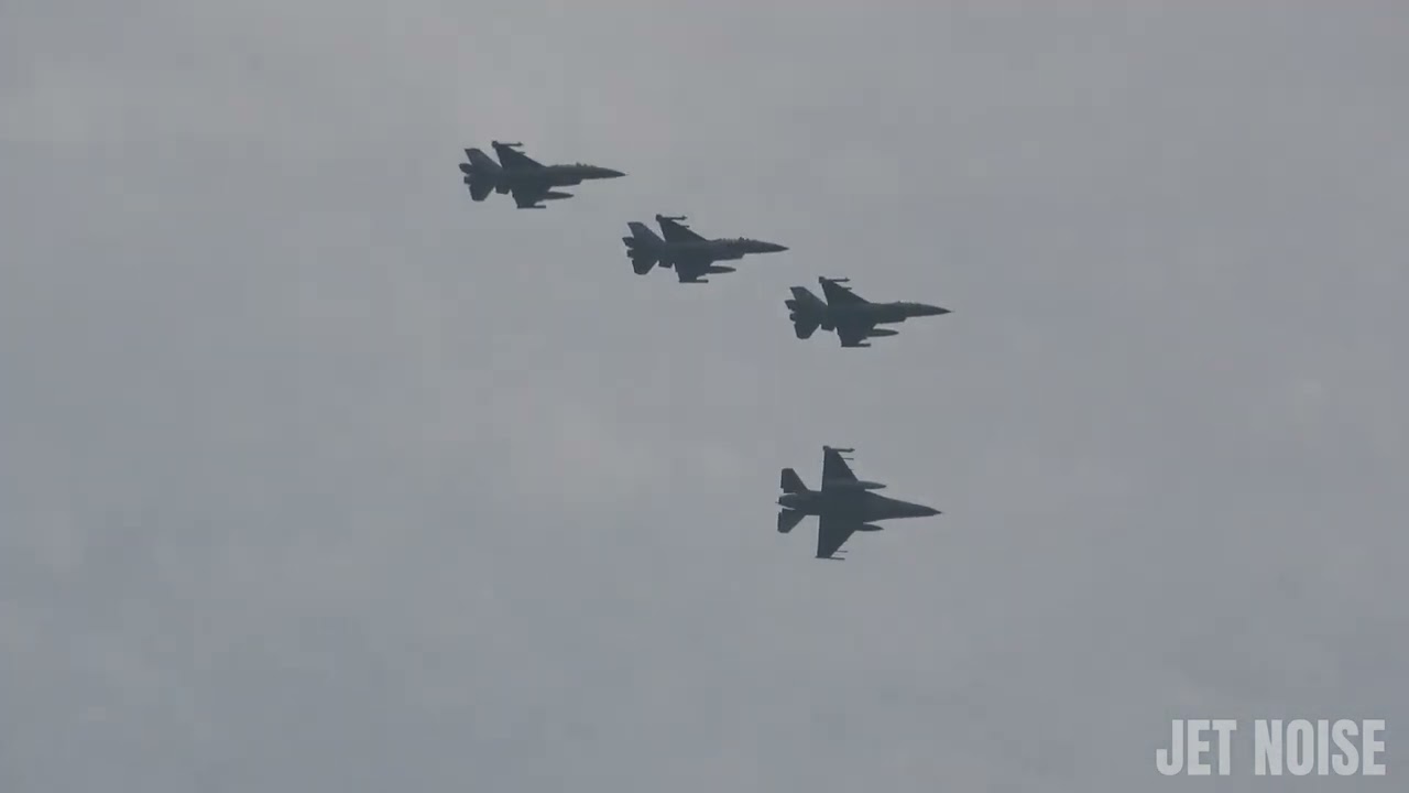 Plane Spotting | Pakistan Air Force Fighters | F-16, Mirage, JF-17, F-7