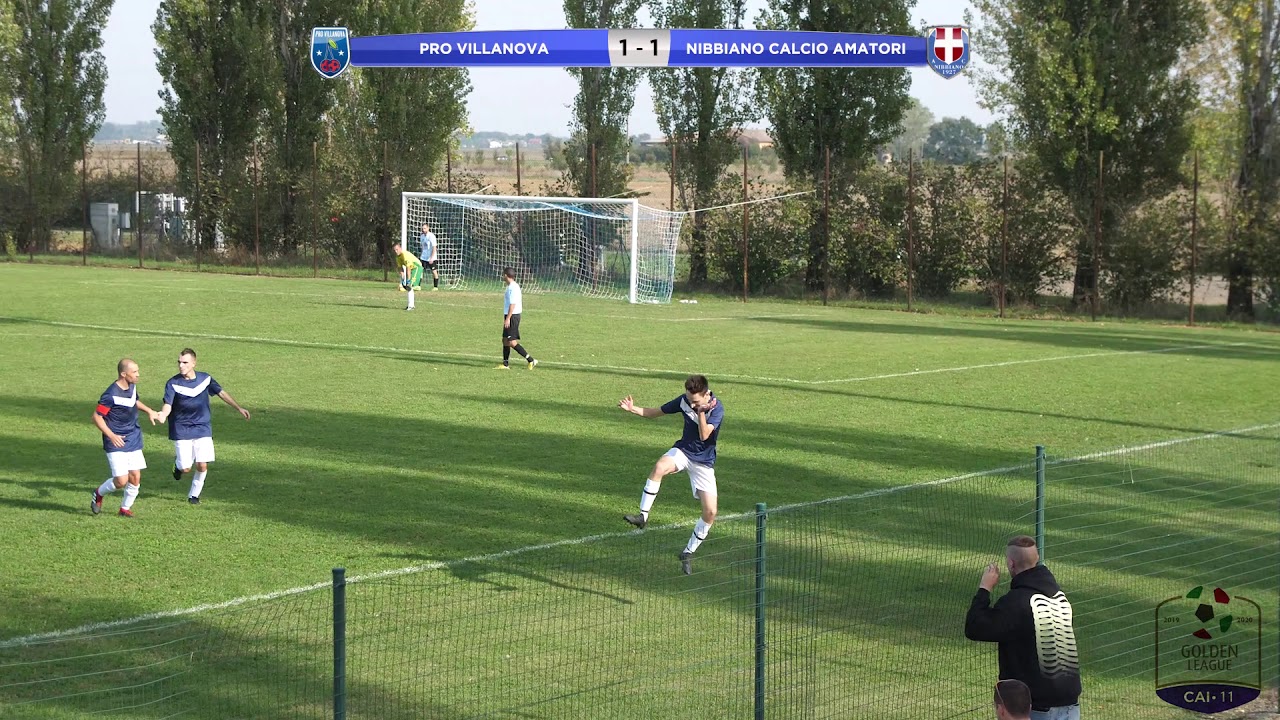 PRO VILLANOVA - NIBBIANO CALCIO AMATORI  2 - 3