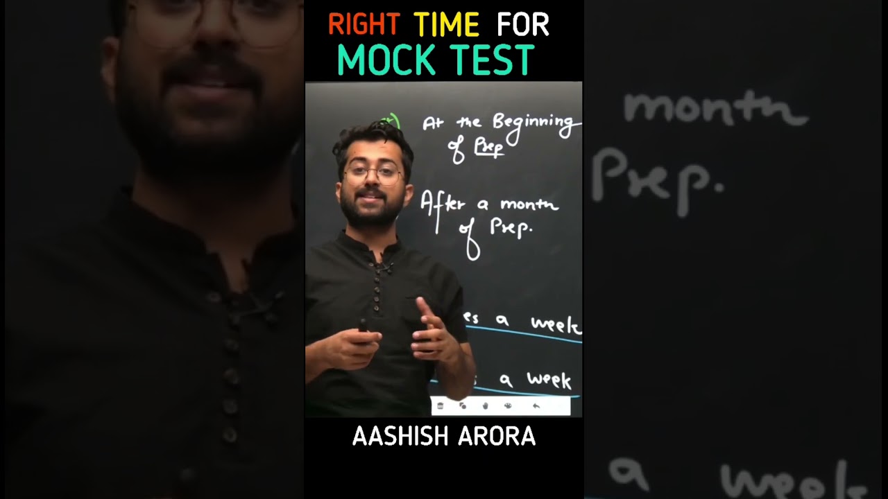 Right time for the mock test | Aashish Arora | #quantमतलबaashisharora #bankexam #studified