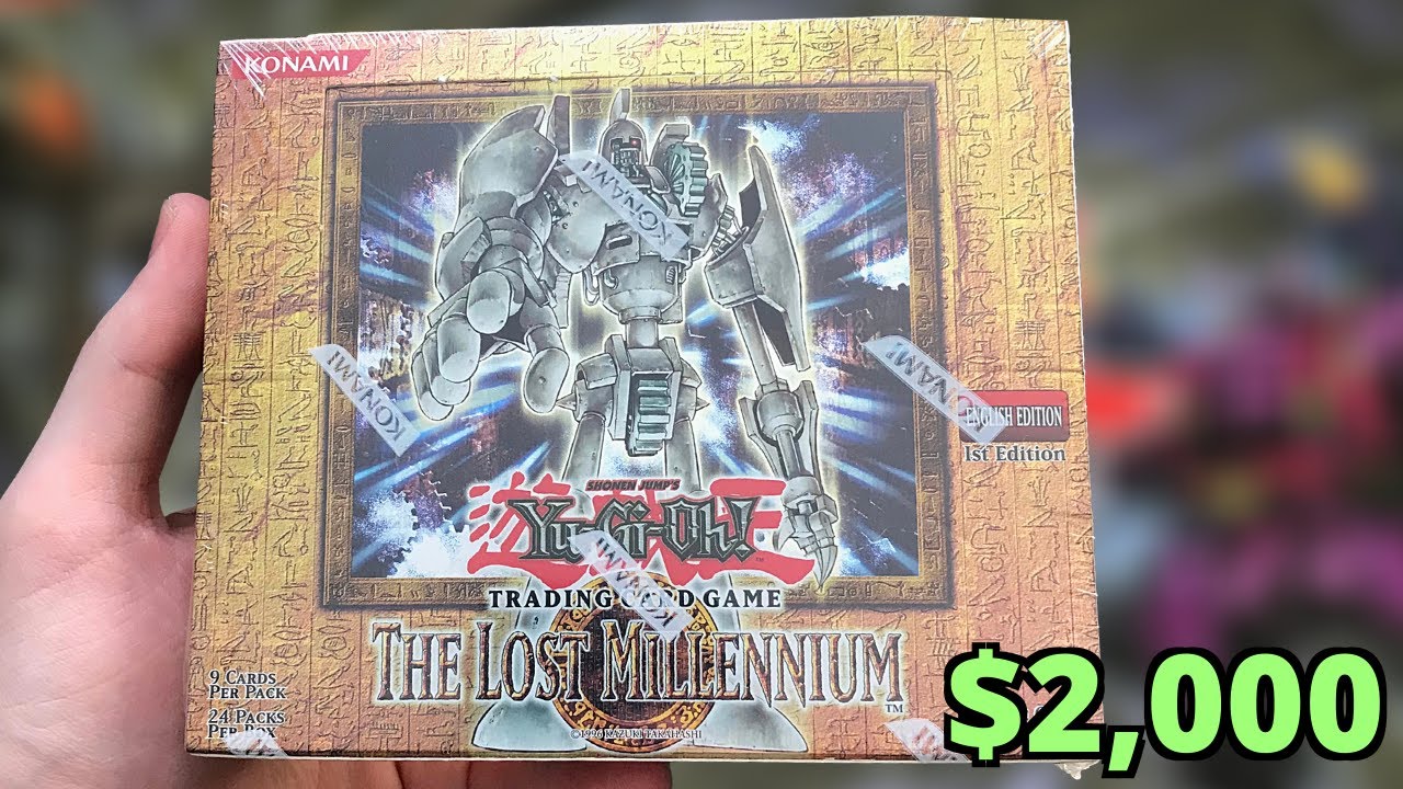 BEST $2,000 The Lost Millennium 1st Edition HOBBY Box Yugioh Opening!