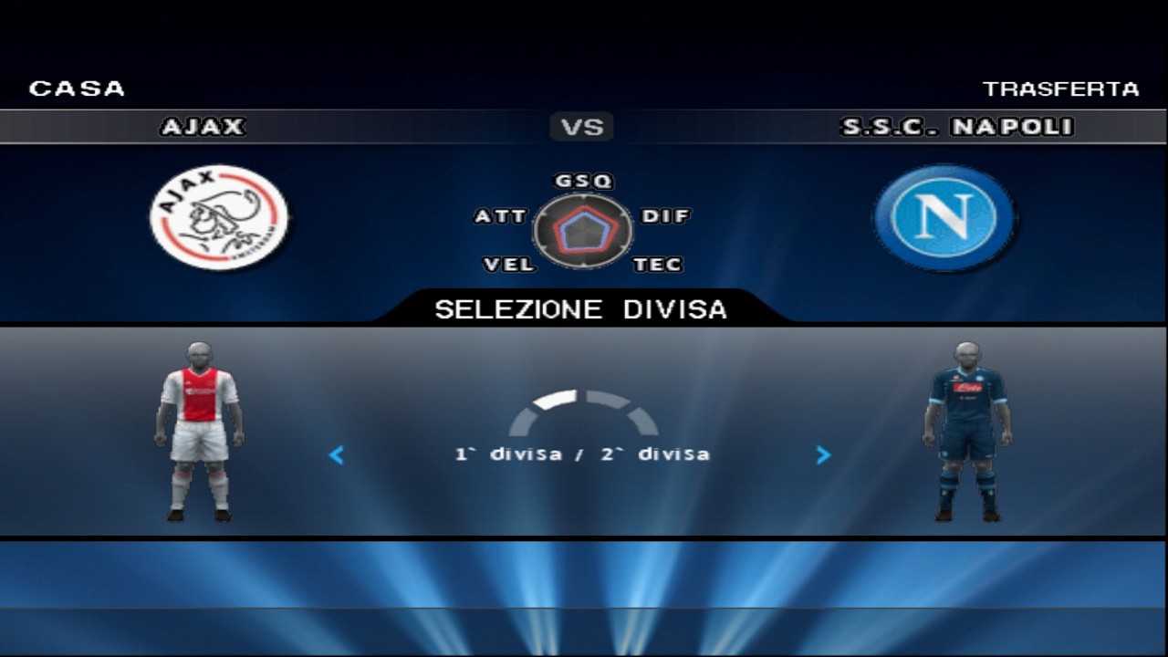 PES2013 | AJAX - NAPOLI (1°GIORNATA FASE A GIRONI CHAMPIONS LEAGUE)