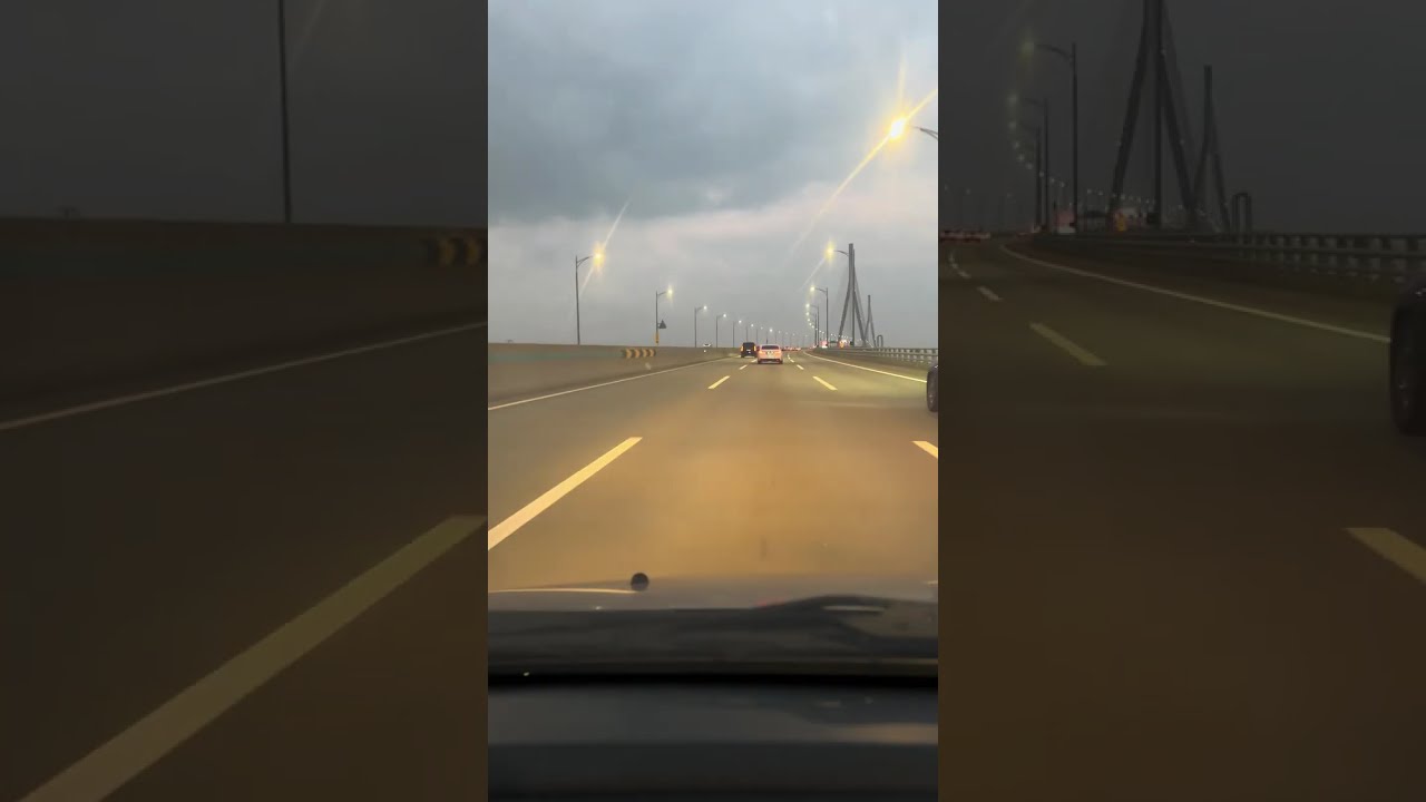 Driving to Incheon airport l Incheon Bridge 21.38 km long, seventh seventh-longest bridge in world