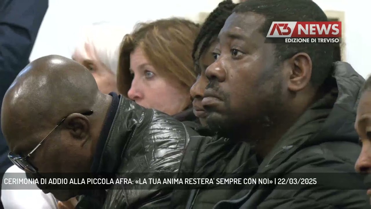 CERIMONIA DI ADDIO ALLA PICCOLA AFRA: «LA TUA ANIMA RESTERA' SEMPRE CON NOI» | 22/03/2025