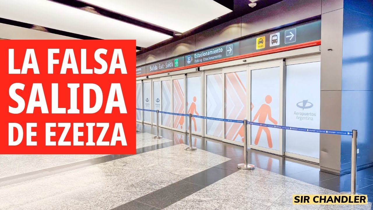 LA FALSA SALIDA DEL AEROPUERTO DE EZEIZA 🤔