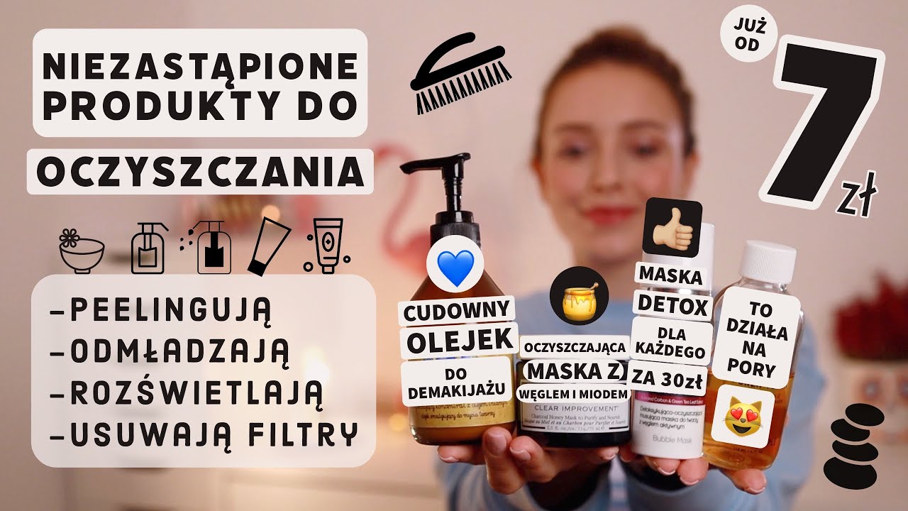 NAJLEPSZE 🤩 I POLECANE PRODUKTY DO OCZYSZCZANIA SKÓRY TWARZY 💦  - TESTOWANE PRZEZ WIELE MIESIĘCY!