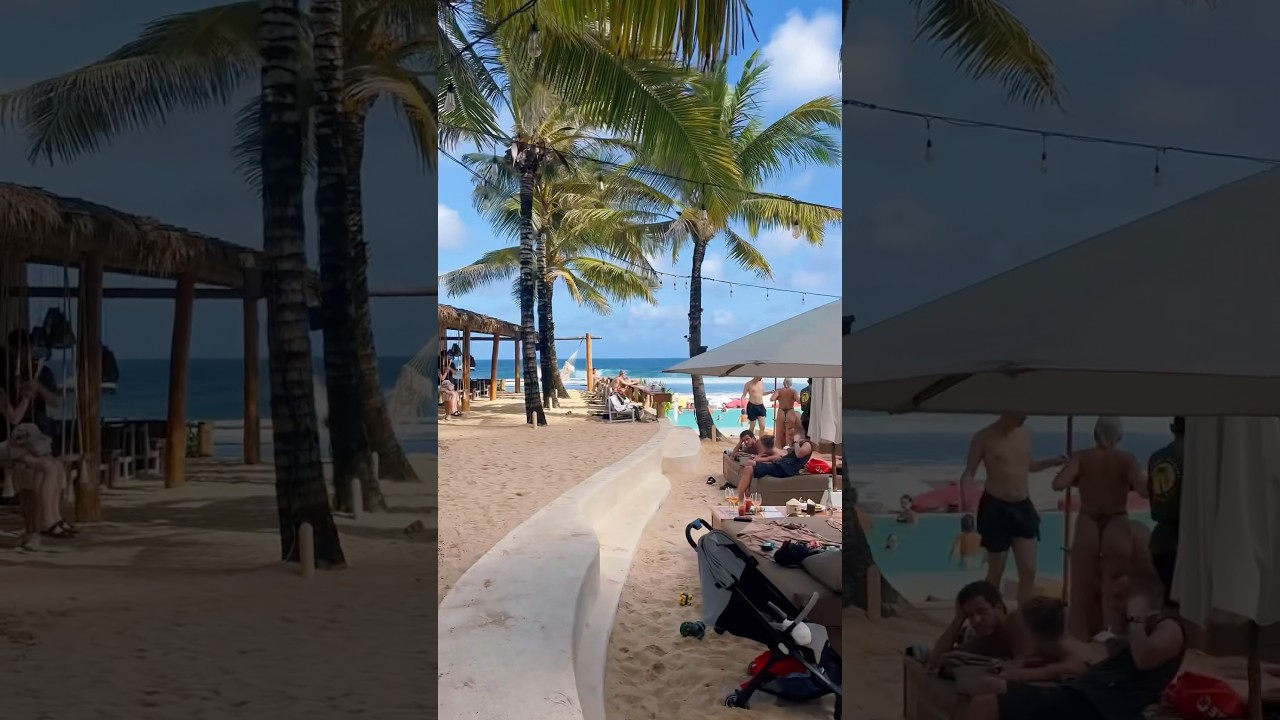 Palmilla Bali Beach Club! Masuk cuma 100k free minum🥳  #bali #balibeachclub #melastibeach
