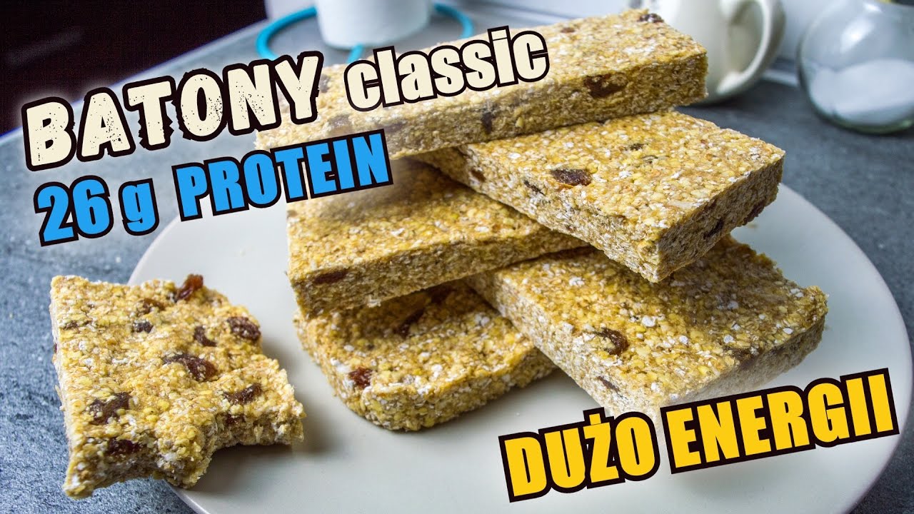 proste Batony Proteinowe  - zastępują posiłek. Idealne do diety. Bez pieczenia.