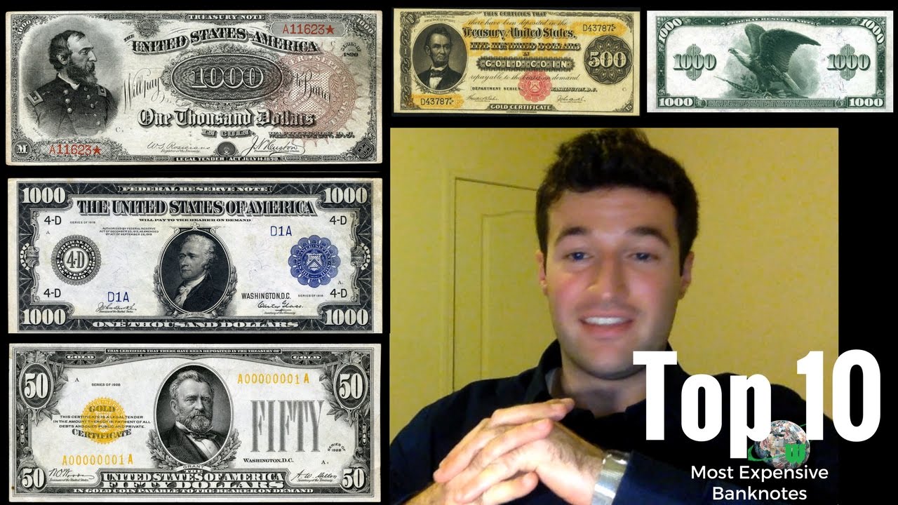 TOP 10 MOST VALUABLE BANKNOTES - Most Expensive Banknotes / Rare Banknotes Ever Sold!