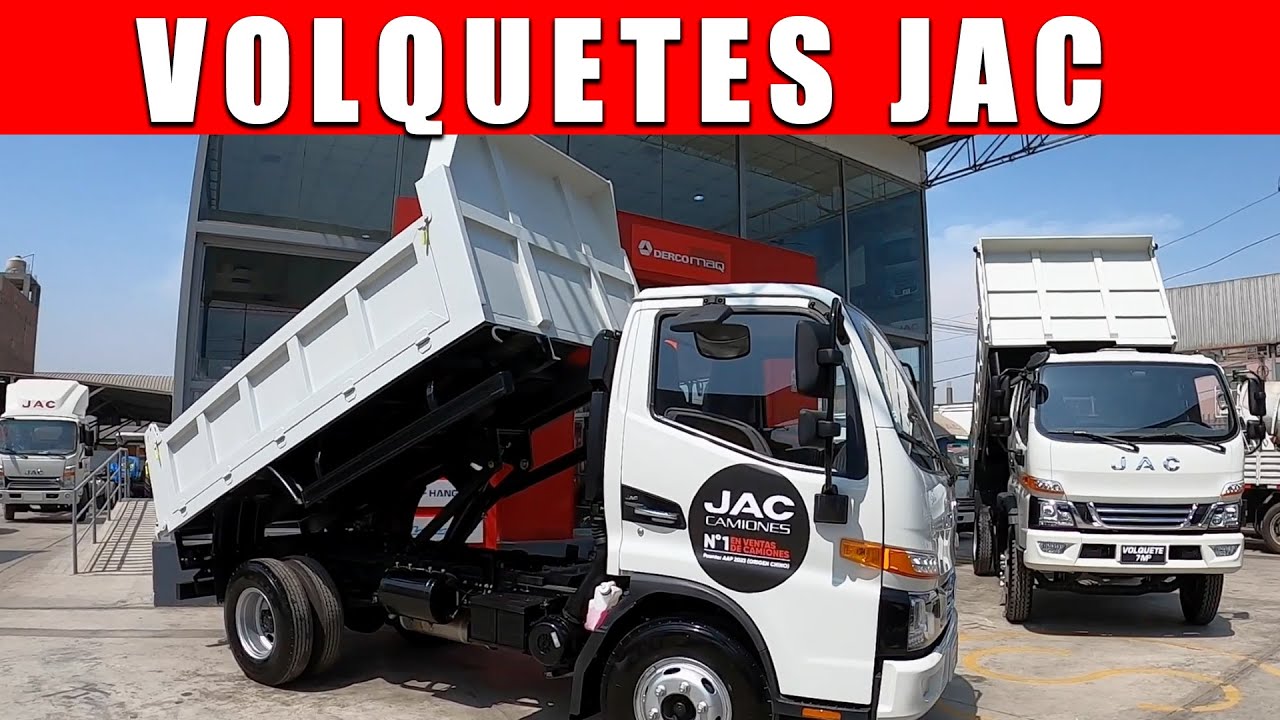 JAC CAMIONES: Volquetes de 3 y 7 m³
