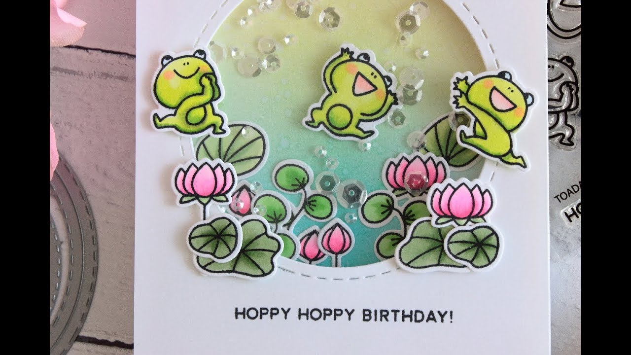 Birthday Shaker Card with Suspended Element + LIFE UPDATE