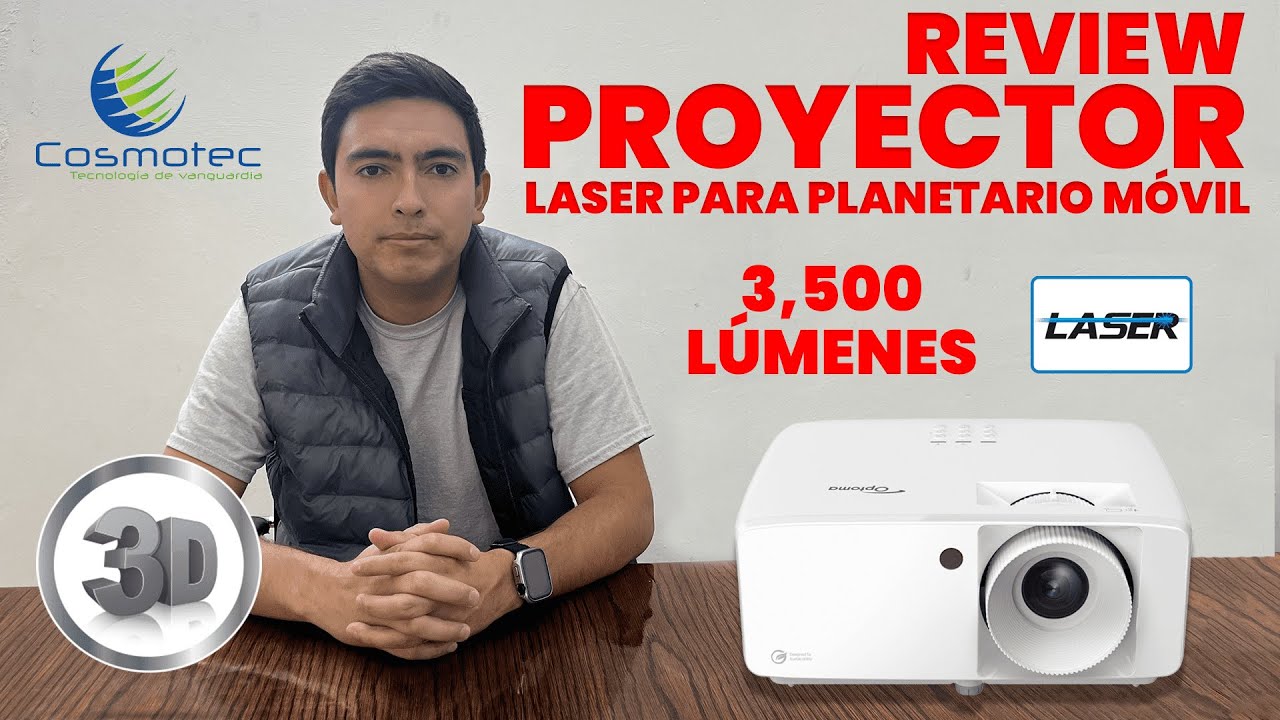 REVIEW Proyector 3500 lumenes laser para negocio de planetarios móviles | COSMOTEC