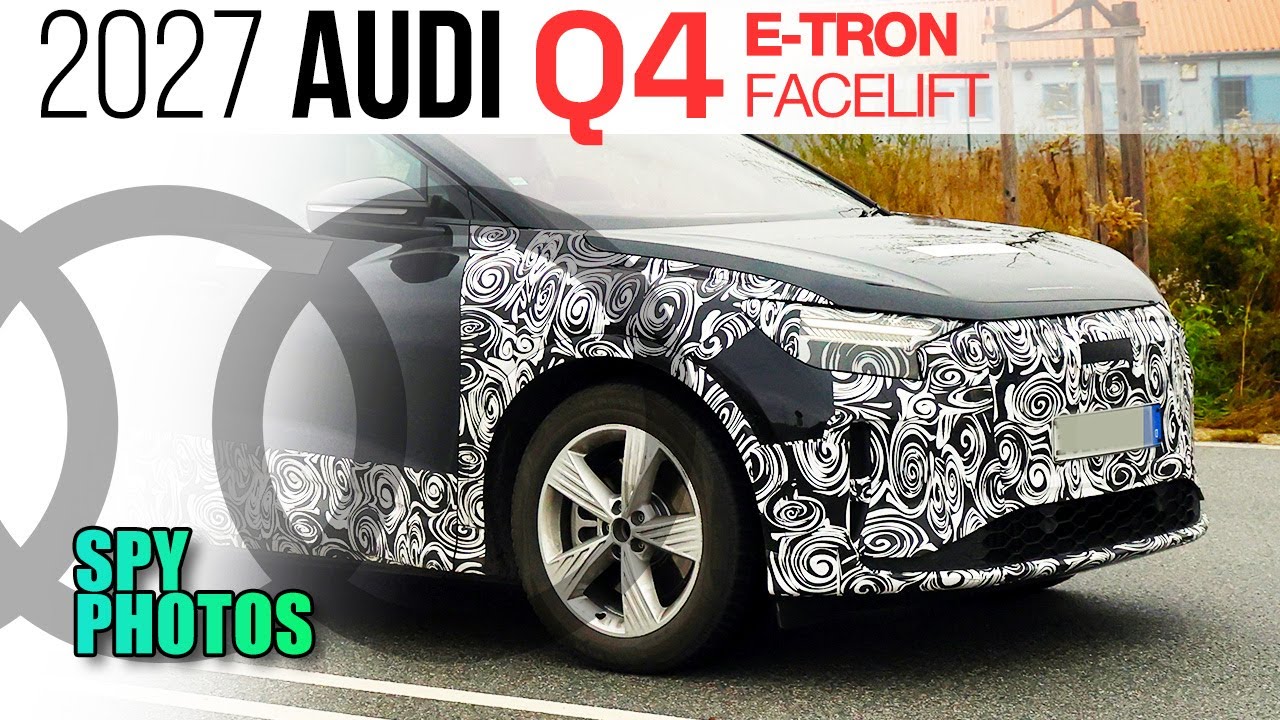 Обновленный Audi Q4 e-tron 2027 года // ШПИОНИРОВОЧНЫЕ ФОТО