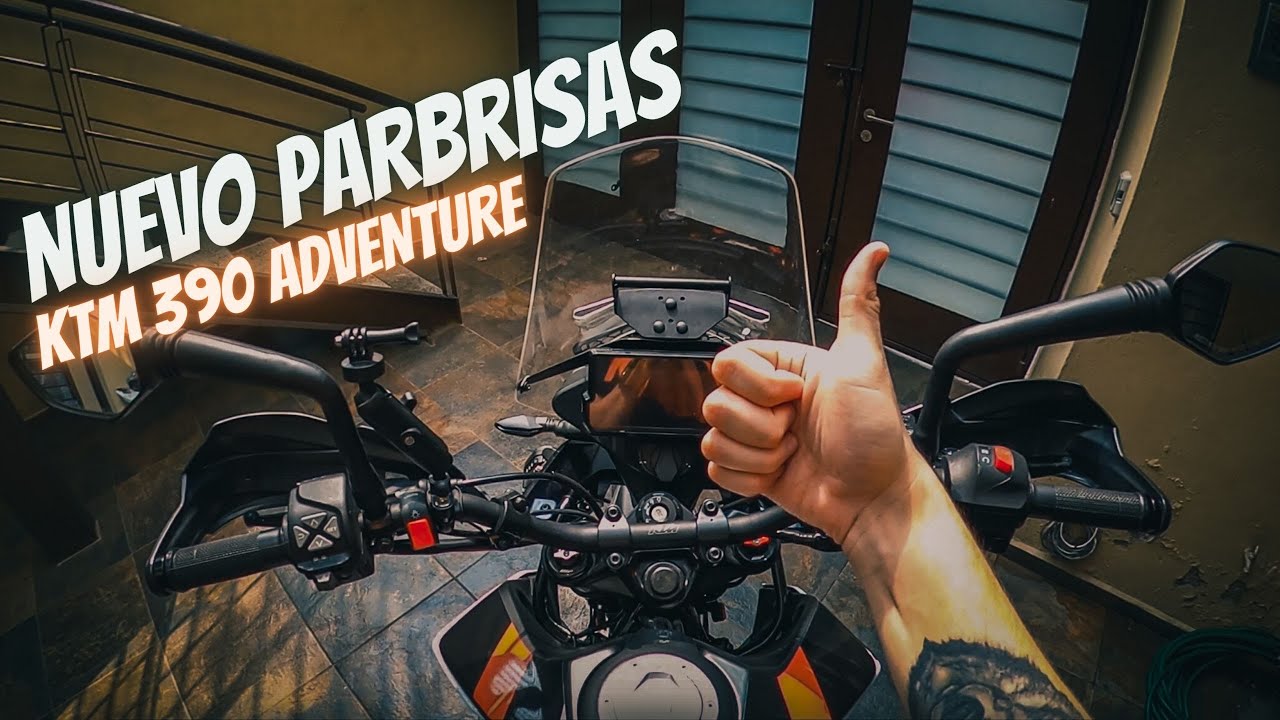 NUEVO PARABRISAS TIPO RALLY | KTM 390 Adventure | Kilómetros X Marco