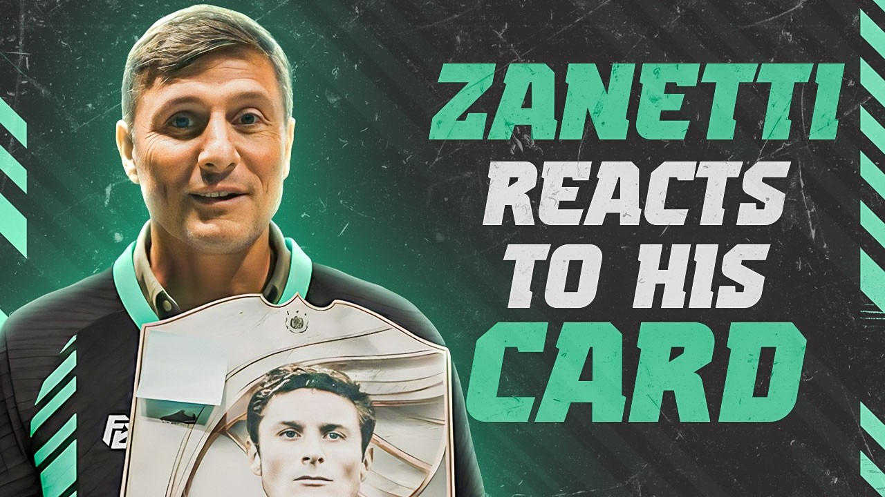 Javier Zanetti Reacts to his FC 26 Icon Stats!