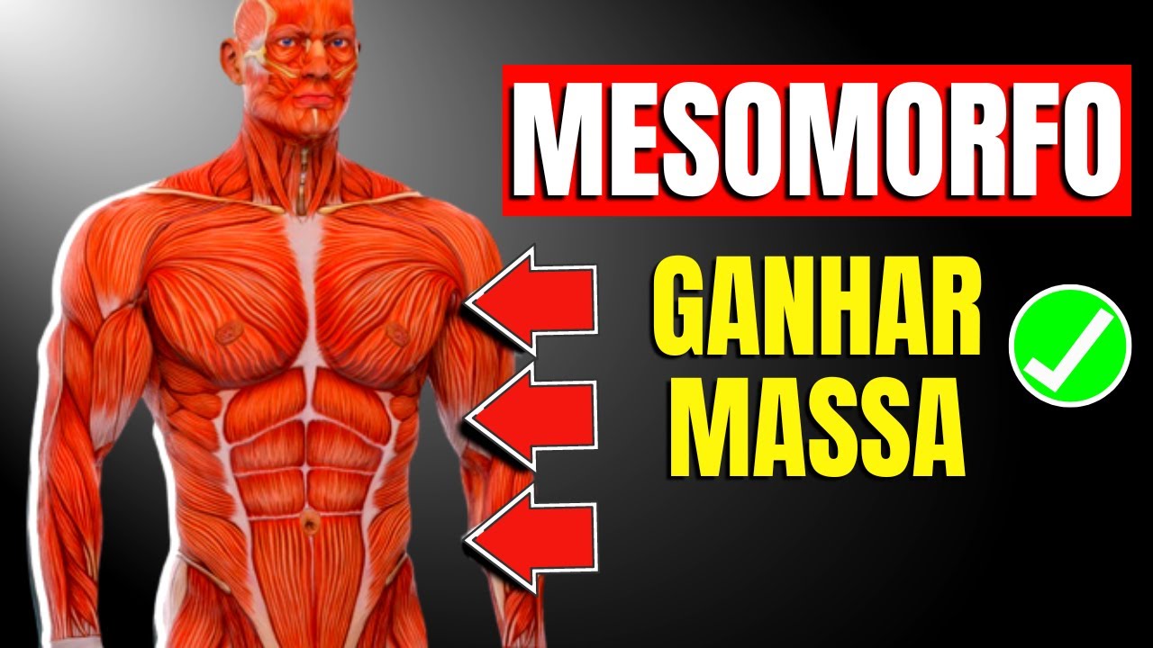 Jeito mais fácil de construir musculos sendo mesomorfo | CORPO HIPERTROFIADO