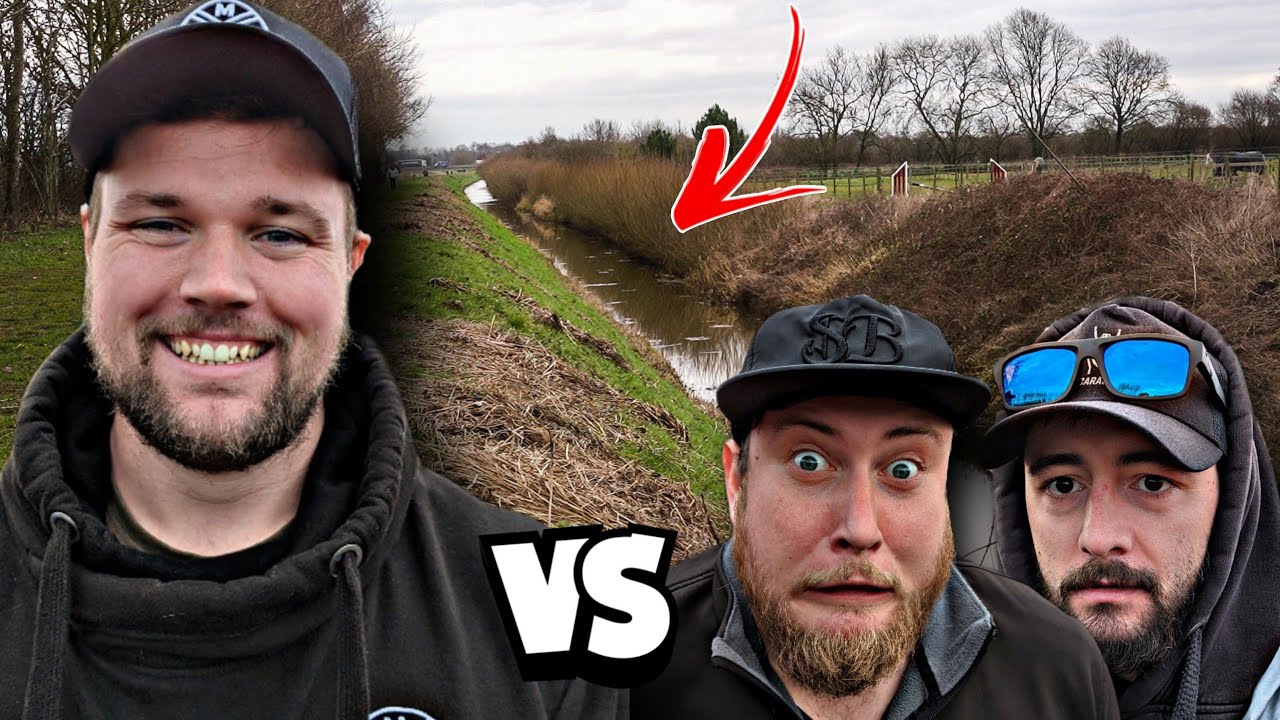 DB Fishing Vs Snagged Bro 🎣 - Round 2 - Up North! Drain Fishing for Pike 🐊