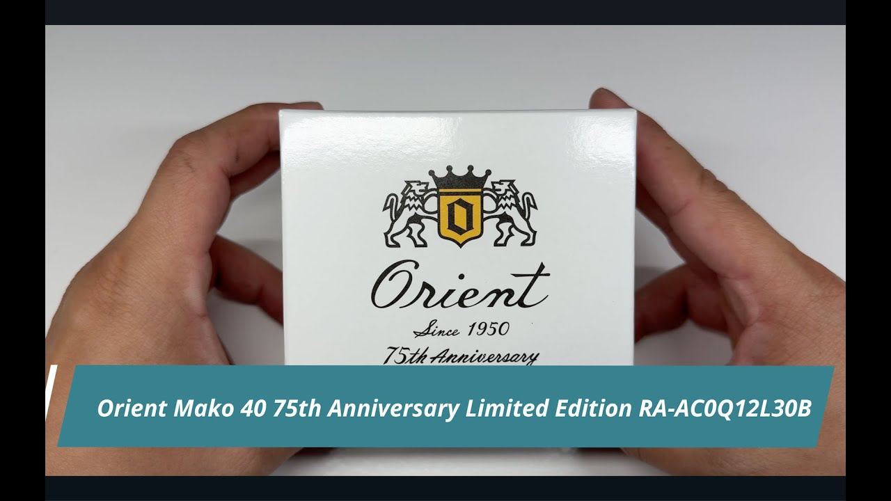 Orient Mako 40 75th Anniversary Limited Edition RA AC0Q12L30B