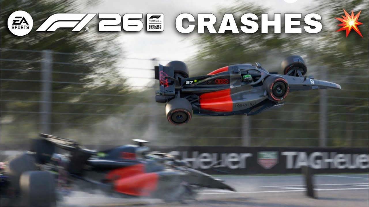 F1 2026 ULTRA REALISTIC CRASH COMPILATION (2026 SEASON MOD) 💥#32