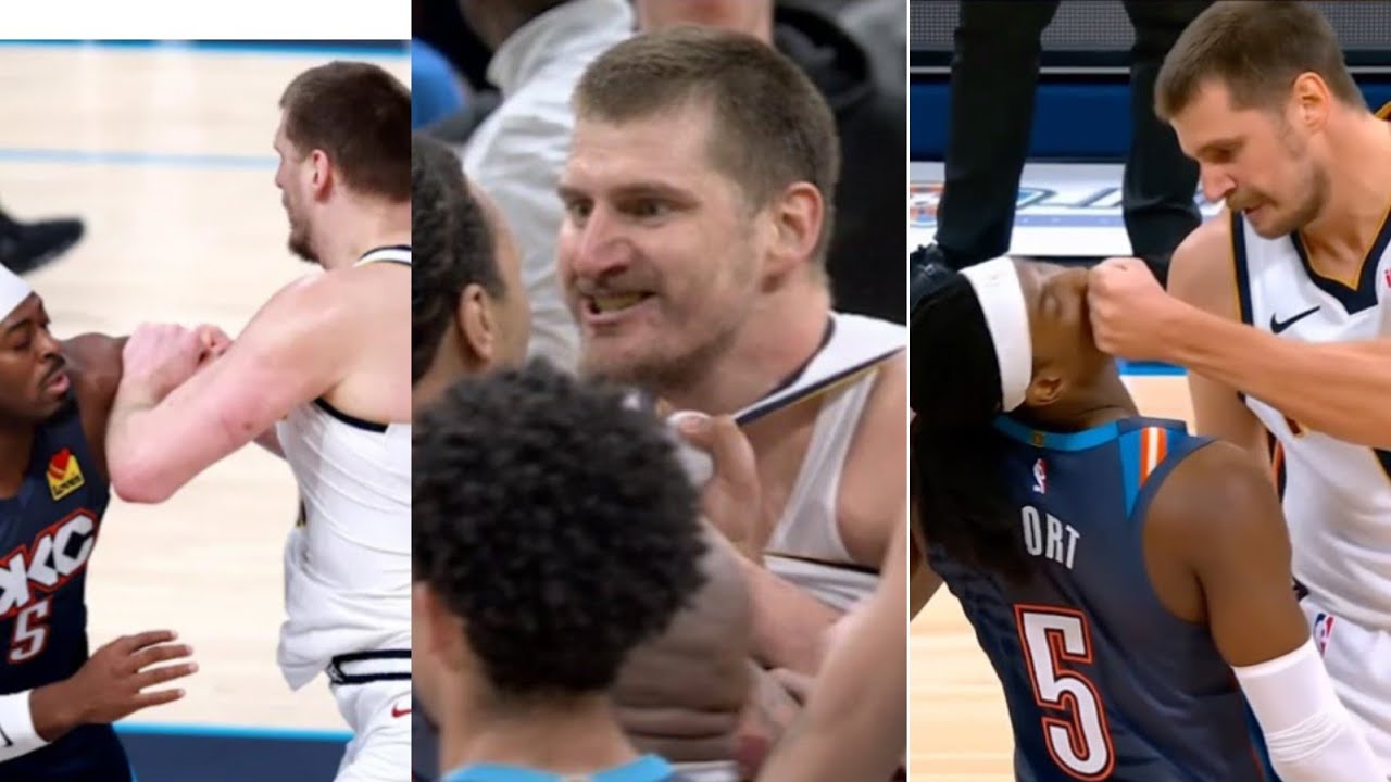 Nikola Jokic SO HEATED with OKC 🥵
