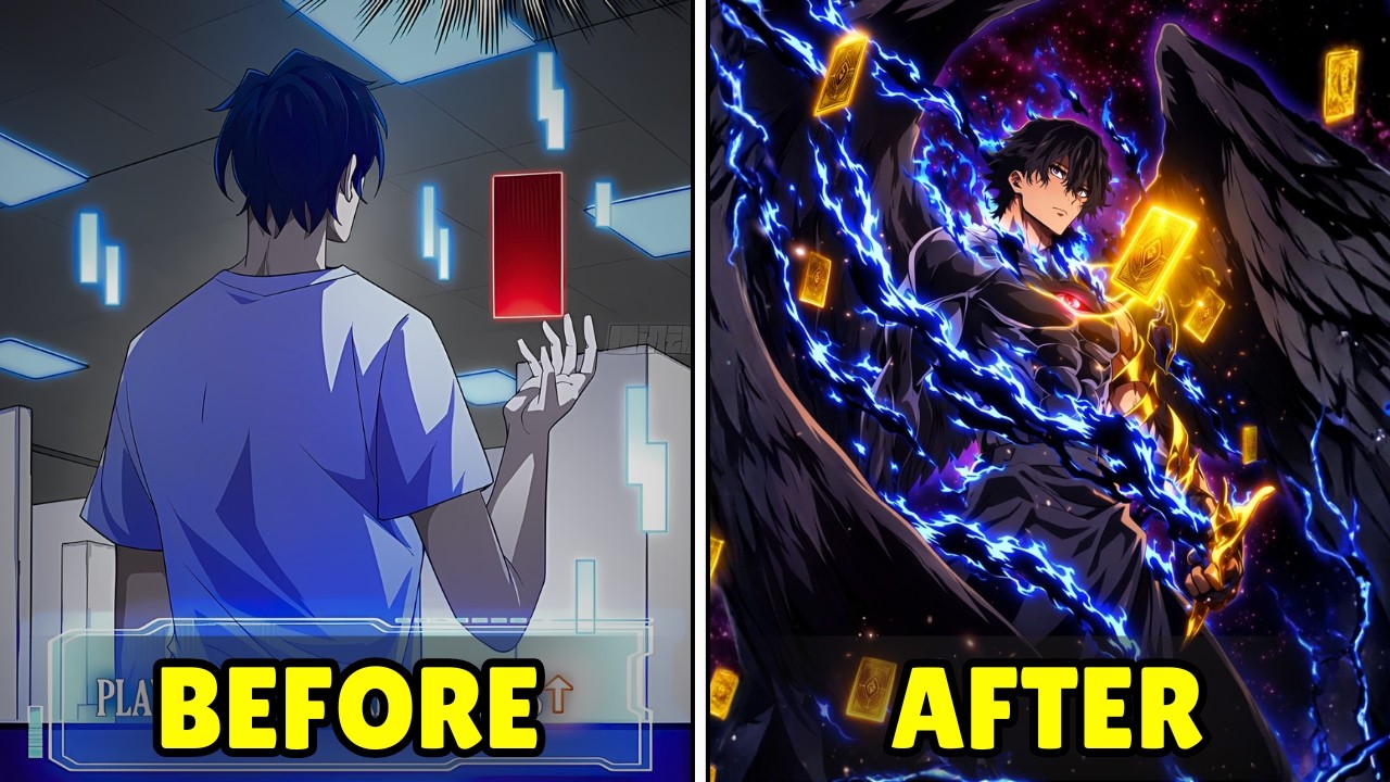 Every Card Makes Him Stronger&hellip; Now He Can Kill Gods! - Manhwa Recap