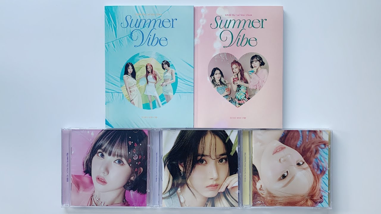 Unboxing - VIVIZ (비비지) - The 2nd Mini Album [Summer Vibe] & OT3 Jewel Case Versions