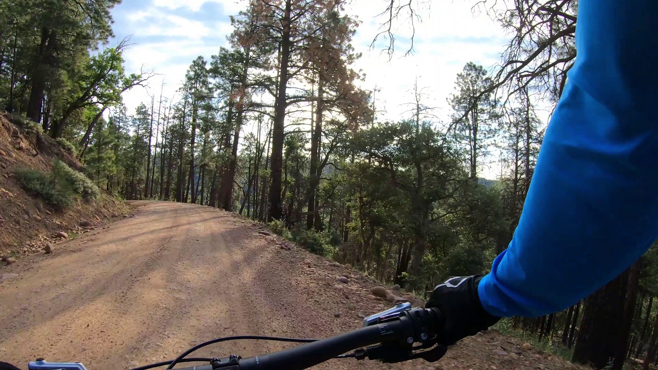 DownHill Dad 7000 FT Elevation MTB ride in the high mountains of Arizona