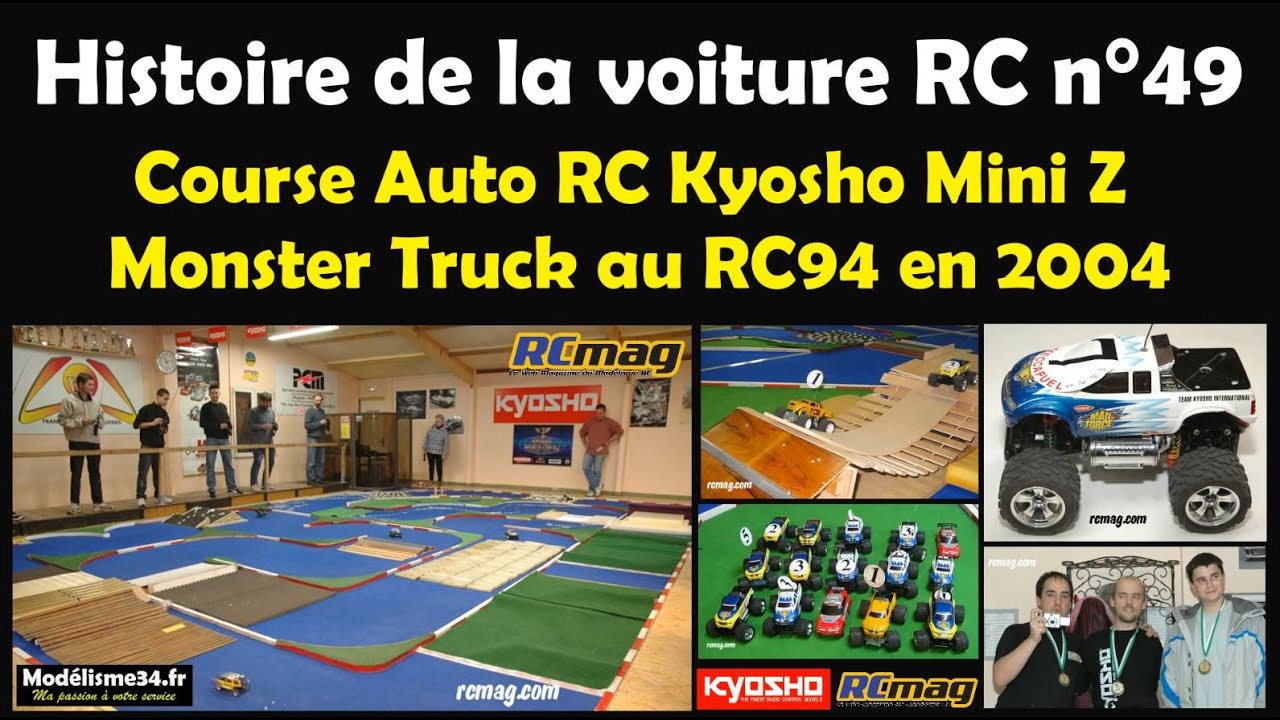 Course Auto RC de Kyosho Mini Z Monster Truck au RC94 en 2004 - Histoire de la voiture RC n°49